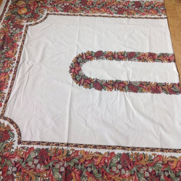 Beautiful Fall Table Cloth 100" x 58"W - Picture 2 of 2